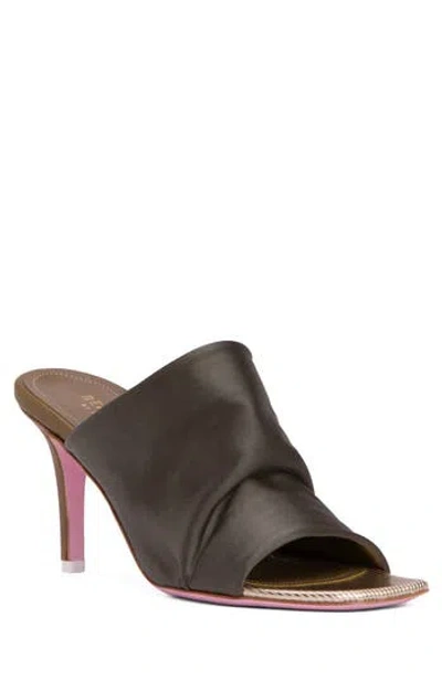 Beautiisoles Lana Slide Sandal In Khaki