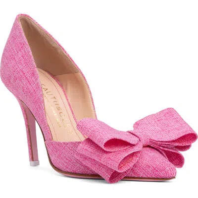 Beautiisoles Oxsana Pointed Toe Pump In Pink