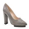 Beautiisoles Pippa Leather Pump In Animal Print