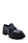 Beautiisoles Raquel Paltform Loafer In Black