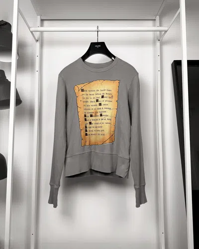 Pre-owned Beauty Beast Beauty:beast Scroll Crewneck In Gray