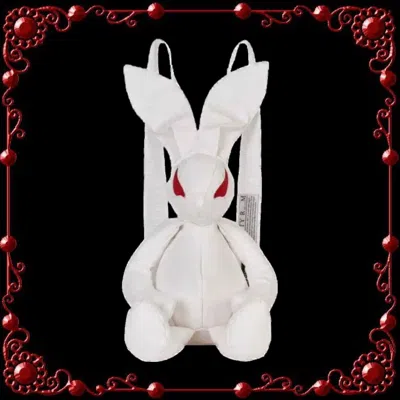 Pre-owned Beauty Beast Bunny Backpack In White