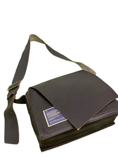 Pre-owned Beauty Beast Full Leather Archive  Large Messenger Bag 5 In Brown
