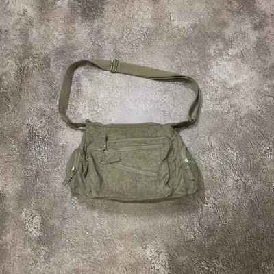 Pre-owned Beauty Beast Vintage Japan Crossbody Bag Tactical With Pockets 90's Y2k In Multicolor