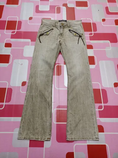 Pre-owned Beauty Beast X If Six Was Nine Flare Jeans Oririn Jeans Lgb Hysteria In Gray