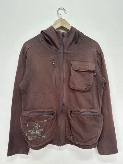 Pre-owned Beauty Beast X If Six Was Nine Off Beat 291295 Reconstructed Cargo Hoodie Zipper Jacket (size Medium) In Multi