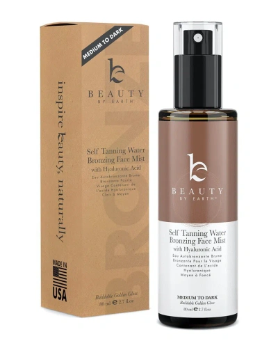 Beauty By Earth Unisex 2.7oz 2 Pack Self Tanning Water Bronzing Face Mist In White