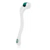 Beauty Ora Microneedle Face Roller System 0.25mm In Aqua Head With White Handle