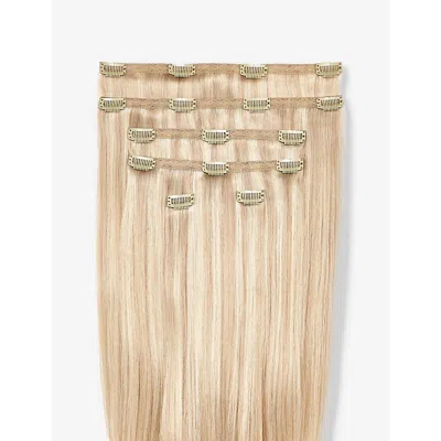 Beauty Works Champagne Blonde Double Hair Set Clip-in Extensions 18'