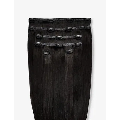 Beauty Works Natural Black Double Hair Set Clip-in Extensions 18'