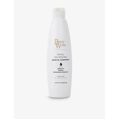 Beauty Works Pearl Nourishing Argan Oil Conditioner 250ml In White