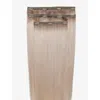 Beauty Works X Molly-mae 18inch Deluxe Clip In Hair Extension Set- Glacier Blonde
