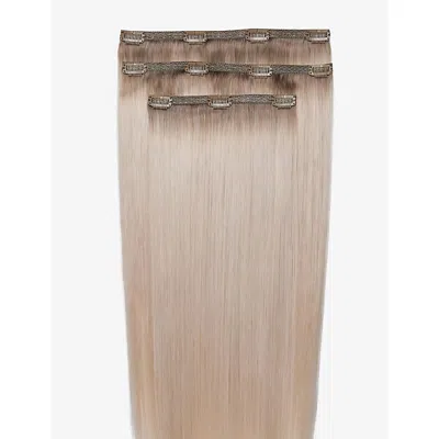 Beauty Works X Molly-mae 18inch Deluxe Clip In Hair Extension Set- Glacier Blonde
