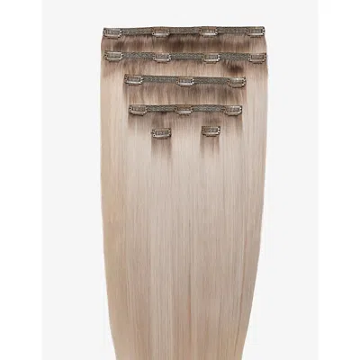 Beauty Works X Molly-mae 18inch Double Hair Extension Set- Glacier Blonde