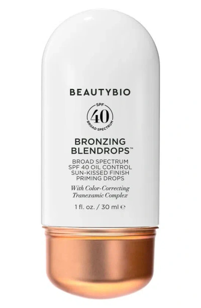 Beautybio Bronzing Blendrops™ Broad Spectrum Spf 40 Oil Control Sun-kissed Finish Priming Drops, 1 oz In White