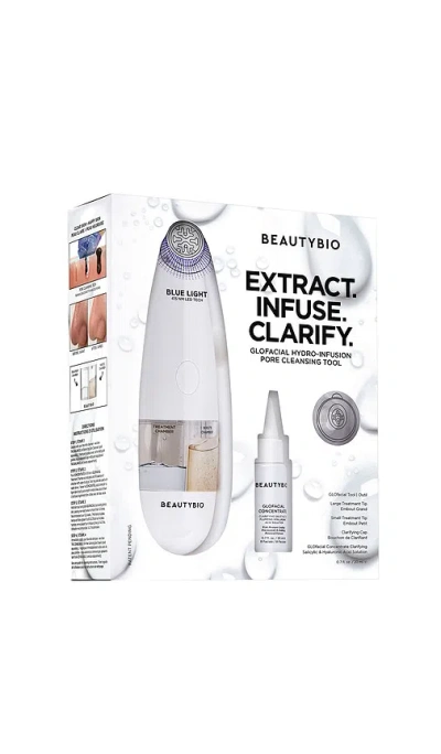 Beautybio Glofacial Hydro-infusion Deep Pore Cleansing Tool In White