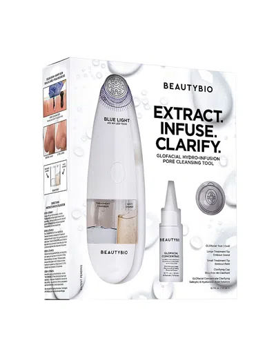 Beautybio Glofacial Pore Cleansing Tool With Blue Led In White