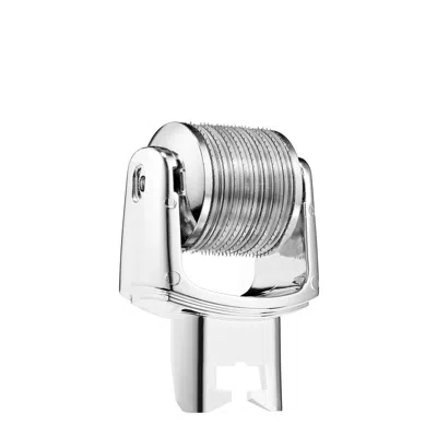 BEAUTYBIO BEAUTYBIO GLOPRO FACE MICROTIP ROLLER ATTACHMENT HEAD CHROME