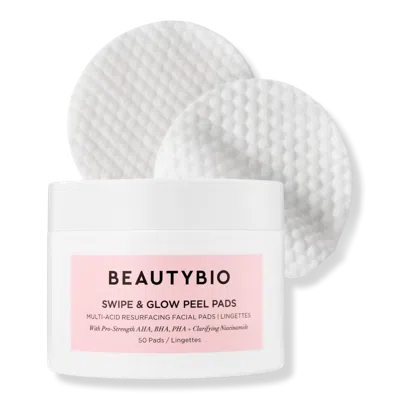 Beautybio Swipe & Glow Peel Pads With Aha, Bha, Pha + Niacinamide