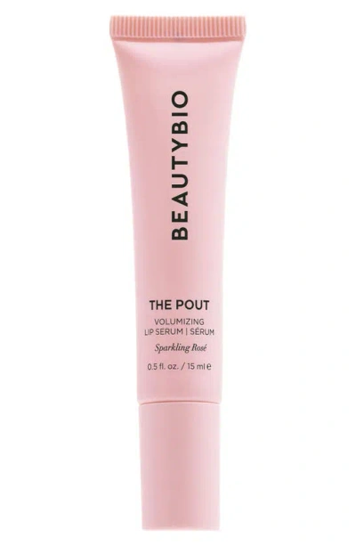 Beautybio The Pout Sparkling Rosé Volumizing Lip Serum, 15 oz In White