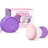 Beautyblender Besties Pastels Blend & Cleanse Starter Set $29 Value In Soft Pink Blender