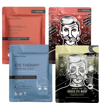 Beautypro And Barber Pro Skincare Heroes Mask Bundle In White