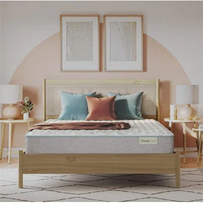 Beautyrest Beautysleep Slumberscape 11.5" Firm Quilted Mattress Set With Low Profile 6" Foundation