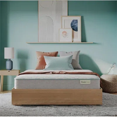Beautyrest Beautysleep Slumberscape 12.5" Plush Hybrid Mattress Set With Standard Profile 9" Foundation