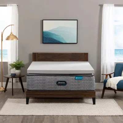 Beautyrest , Black Diamond Pressure Relieving Memory Foam Mattress Topper, 3 Inch, King In Gray