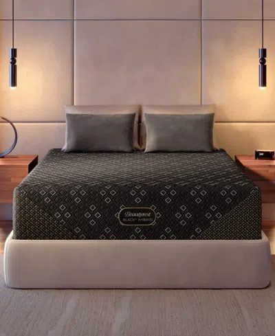 Beautyrest Black Hybrid Series Three Xcs 14.5" Firm Smooth Top Mattress Set, Queen Split In Multi
