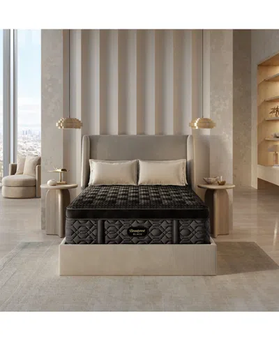 Beautyrest Black Series Four 17.25" Ultra Plush Pillowtop Mattress In Transparent