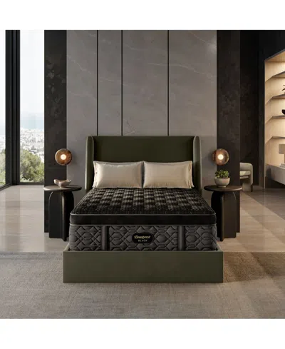 Beautyrest Black Series Four 17.5" Medium Pillowtop Mattress Set In No Color