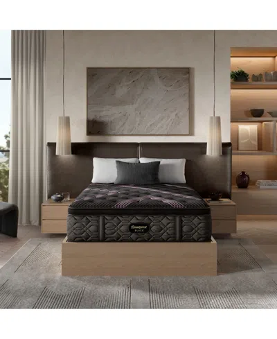 Beautyrest Black Series Two 16.25" Plush Pillowtop Mattress Set In Multi