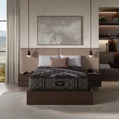Beautyrest Black Series Two Medium Tight Top 15.5" Mattress In Gray