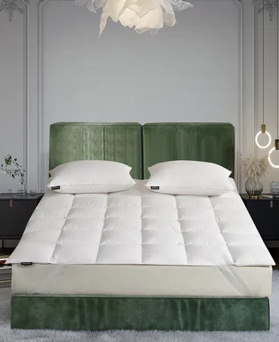 Beautyrest Breathable Down Mattress Topper, Twin In White