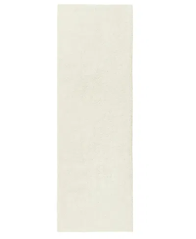 Beautyrest Closeout!  Plume Feather Touch Reversible Bath Rug, 24" X 72" In Ivory