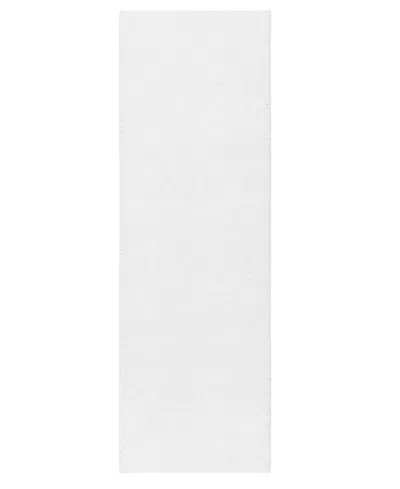 Beautyrest Closeout!  Plume Feather Touch Reversible Bath Rug, 24" X 72" In White