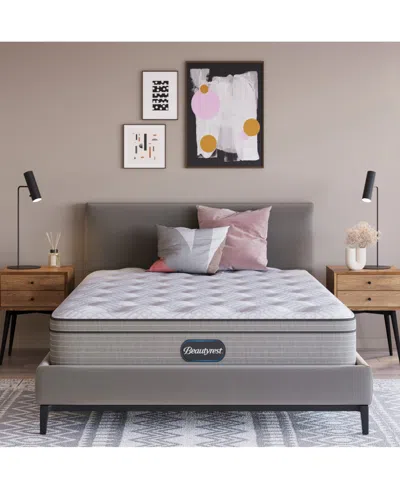 Beautyrest Closeout!  Poised Slumber 12.75" Plush Euro-top Mattress In Gray