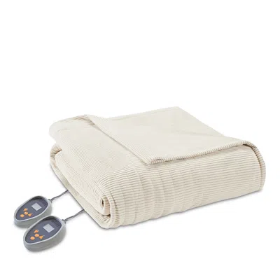 Beautyrest Electric Microfleece Heated Blanket, Queen In Ivory