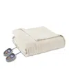 Beautyrest Electric Microfleece Heated Blanket, Twin In Neutral
