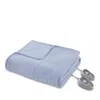 Beautyrest Electric Microfleece Heated Blanket, Twin In Blue