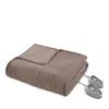 Beautyrest Electric Microfleece Heated Blanket, Twin In Brown