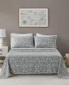 Beautyrest Extra Deep Pocket Cotton Flannel 4-pc. Sheet Set, Full In Sage Winter Fauna