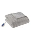 Beautyrest Heated Duke Faux Fur Heated Throw, 50 X 70