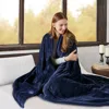 Beautyrest Heated Microlight To Berber Blanket, King In Indigo Ink