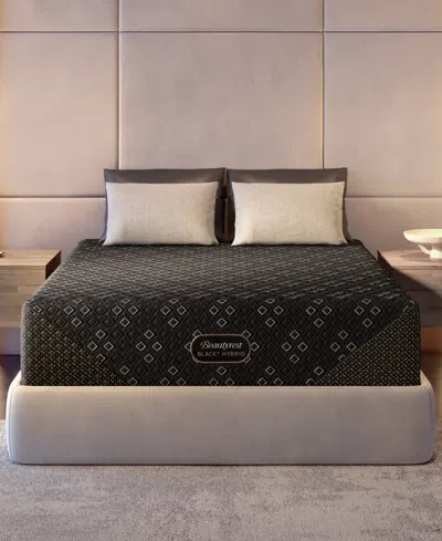 Beautyrest Hybrid Series Three Xcs 14.5" Plush Smooth Top Mattress, California King In Black