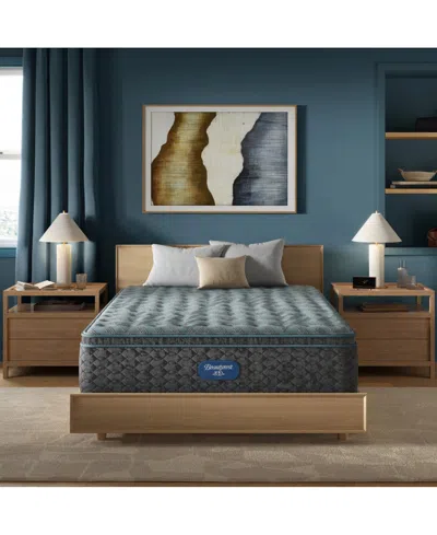 Beautyrest Level One 14.25" Medium Pillow Top Mattress Set In No Color