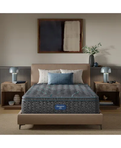 Beautyrest Level Two 14.75" Medium Firm Pillow Top Mattress In Black