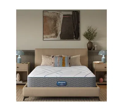 Beautyrest Madison Avenue 12" Medium Firm Hybrid Tight Top Mattress Set, Twin Xl In Gray