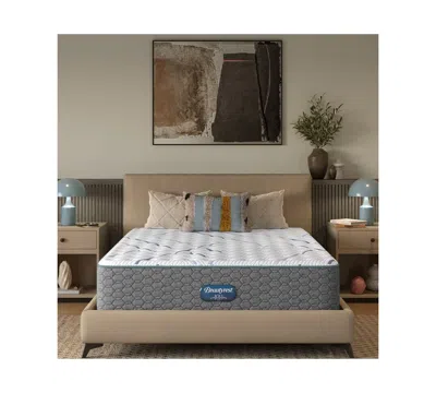 Beautyrest Madison Avenue 14" Plush Tight Top Mattress Set, Twin In Gray